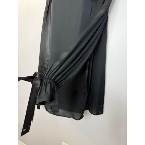 STONE COLD FOX  Lea Mini Dress Black BLD Long Sleeve Classic Romantic Sz S - Picture 4 of 11